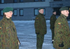 Lietuvos didžiojo kunigaikščio Gedimino štabo batalione seržantės Rūtos Kumetytės-Dobravolskienės... - 1