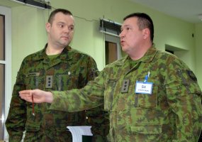 Dviejų KASP rinktinių štabai Klaipėdoje treniruojasi planuoti gynybines operacijas - 2