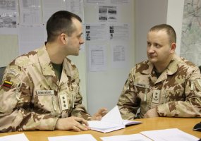Military personnel train operational planning and implementation before deployment to Afghanistan  - 3