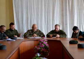 Operacijų koordinavimo centre Goro provincijos saugumo pajėgos dalijasi patirtimi - 1