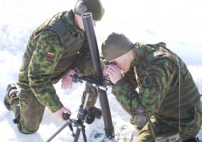 Sausumos pajėgų Juozo Lukšos mokymo centre baigėsi 60 mm minosvaidžio minosvaidininko kursas - 1
