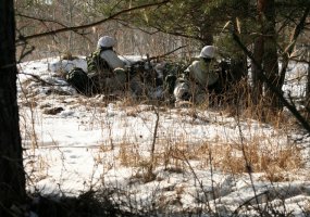 Birutės bataliono kariai pratybose „Pavasario speigas“ - 2