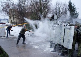 Algirdiečių pratybose – tariamos riaušės Jonavoje ir mero eskortavimas - 4