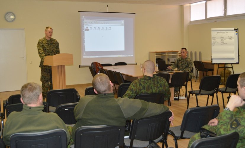 U.S. Marines and Lithuanian logistics specialists shared experience