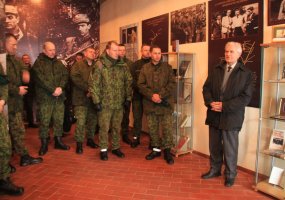 Sausumos pajėgų karininkai susipažino su partizano Juozo Lukšos – Daumanto kova dėl Lietuvos... - 1