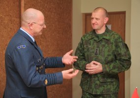 Sausumos pajėgų  štabe lankėsi Danijos Karalystės gynybos atašė - 1
