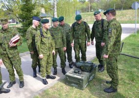 Juozo Vitkaus inžinerijos batalione apsilankė Lietuvos kariuomenės vyriausiasis puskarininkis   - 3