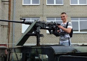 Kauno Šančių mokykloje kariai populiarino Lietuvos kariuomenę - 4