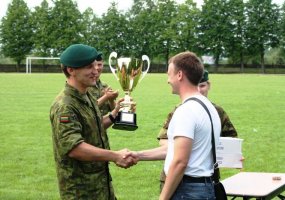 Lietuvos ir Latvijos jėgos struktūrų sporto žaidynės Mindaugo batalione - 5