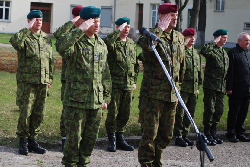 KASP Žemaičių apygardos rinktinei vadovaus majoras Gintaras Jaloveckas