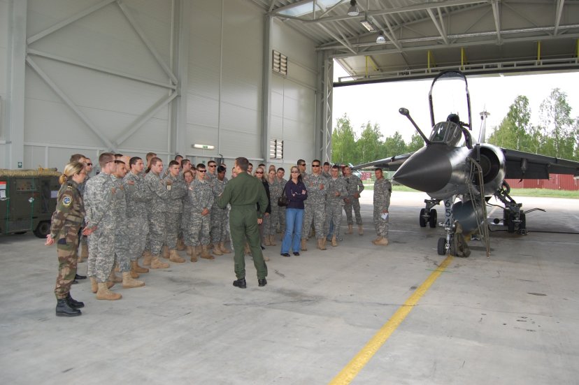 U.S. cadets visited Lithuanian Air Force Base