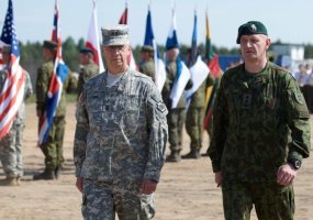 Multinational exercise “Saber Strike 2013” began in Pabradė by an opening ceremony - 1