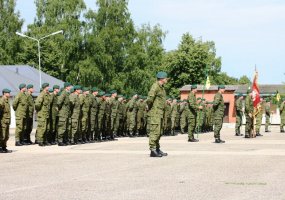 Vadų pasikeitimo ceremonija Mindaugo batalione - 6