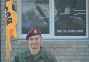 Radviliškyje  atkurta  Krašto  apsaugos  savanorių  pajėgų  pėstininkų  kuopa  - 1