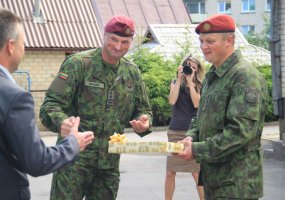 Radviliškyje  atkurta  Krašto  apsaugos  savanorių  pajėgų  pėstininkų  kuopa  - 5