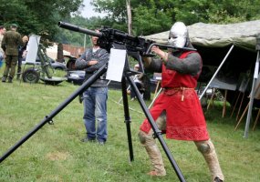 Birutės motorizuotojo pėstininkų bataliono kariai dalyvavo archainės kultūros festivalyje  - 1