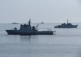 Command and support ship of the Lithuanian Navy N42 attend BALTOPS 2013 - 2