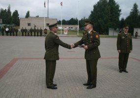 Gedimino štabo batalionui pradėjo vadovauti plk. ltn. Darius Adomaitis - 1