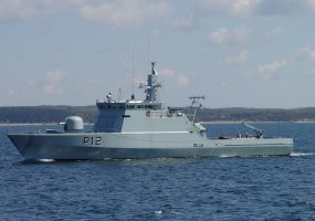 Klaipėdoje vyko Karinių jūrų pajėgų patrulinio laivo P12 „Dzūkas“ vadų pasikeitimo ceremonija - 5