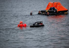 Air Forces of the Baltic countries train water survival - 1