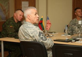 Sergeant major-level delegation of the Pennsylvania National Guard in Lithuania explore... - 4