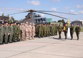 Į misiją Afganistane išlydėta Oro pajėgų mokymo grupės šeštoji Lietuvos karių pamaina  - 1