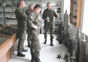 Į Sausumos pajėgų Juozo Lukšos mokymo centrą buvo atvykusi kolegų iš Lenkijos delegacija - 1