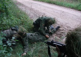 Karinėms jūrų pajėgoms rengiami karininkai išbandė save karinėse lauko pratybose - 6