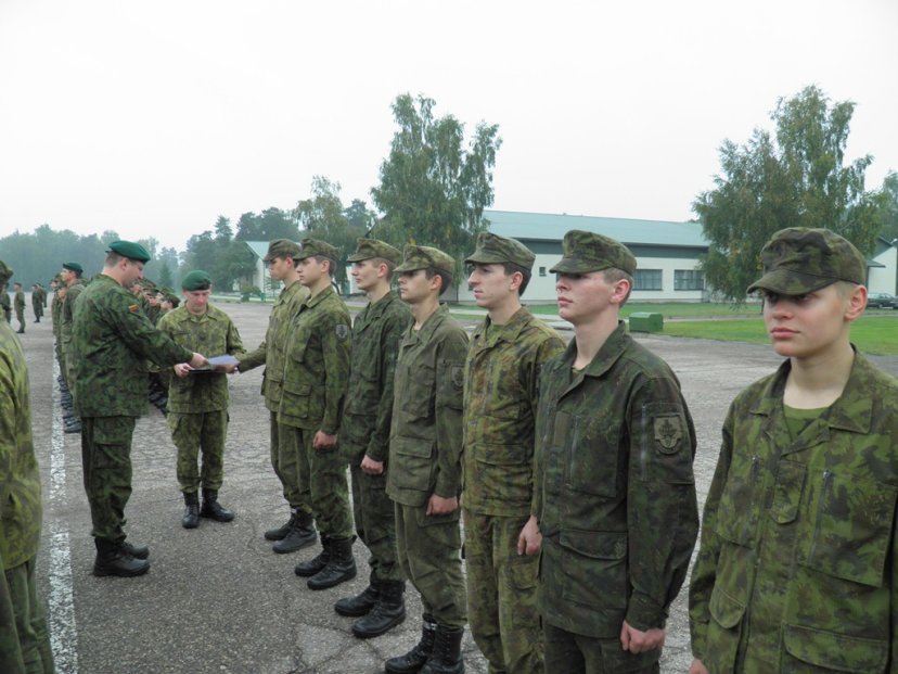 Bazinius karinius mokymus baigė dvidešimt pirmoji laida