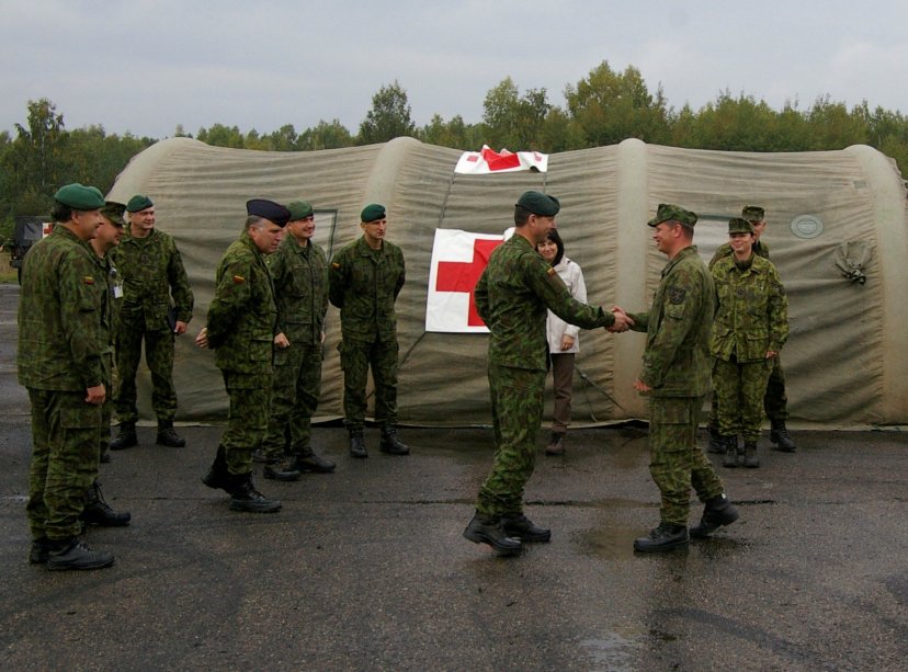 Gaižiūnų poligone baigėsi chirurginės pratybos