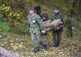 KASP štabo kariai prisidėjo prie Vilniaus kalnų parko tvarkymo - 3