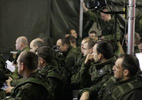 Brigadoje vyksta štabų mokymai „Sumanus vilkas I“ - 1