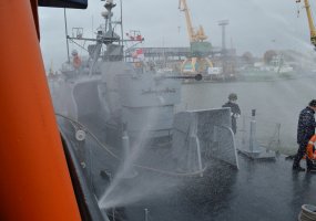 Klaipėdoje kartu treniravosi Karinių jūrų pajėgų karo laivų flotilė ir Klaipėdos apskrities... - 1