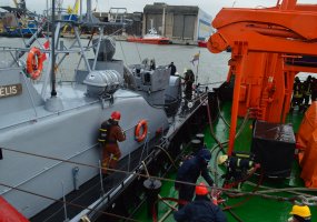 Klaipėdoje kartu treniravosi Karinių jūrų pajėgų karo laivų flotilė ir Klaipėdos apskrities... - 3
