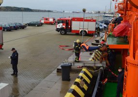 Klaipėdoje kartu treniravosi Karinių jūrų pajėgų karo laivų flotilė ir Klaipėdos apskrities... - 4