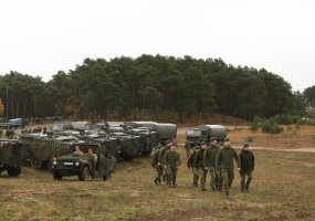 Lithuanian troops deployed to a training range in Poland to prepare for NATO Exercise STEADFAST... - 4