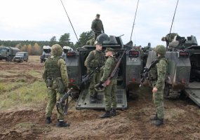Lithuanian troops deployed to a training range in Poland to prepare for NATO Exercise STEADFAST... - 6