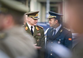 Chief of Defence of the former Yugoslav Republic of Macedonia Lieutenant General Gorancho Koteski... - 1
