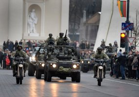 Lithuanian Armed Forces Day events culminated in a celebratory parade and a march in Vilnius  - 1