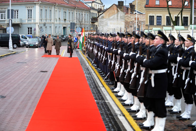 Vice Minister of National Defence A. Valys and Chief of Defence of Lithuania Lieutenant General...