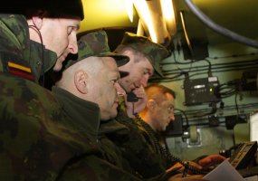 Brigados „Geležinis Vilkas“ padaliniai pasitikrino savo gebėjimus valdyti ir planuoti mūšį - 1