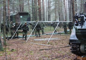 Brigados „Geležinis Vilkas“ padaliniai pasitikrino savo gebėjimus valdyti ir planuoti mūšį - 6