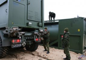 Kazlų Rūdoje – baigiamosios Logistikos valdybos padalinių pasirengimo budėti NATO greitojo... - 2