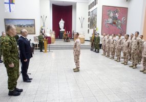 Sutikti ir apdovanoti ES operaciją prie Somalio krantų baigę Lietuvos kariai - 2
