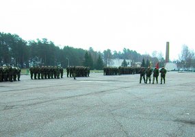 Priesaikos ceremonija Jonušo Radvilos mokomajame pulke - 1