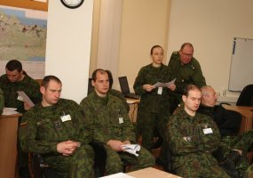 Sausumos pajėgų štabo karininkai rengėsi treniruoti MPB „Geležinis Vilkas“ - 1