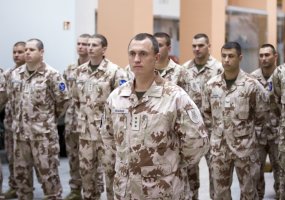 Lithuanian military welcomed home and presented with medals after the EU-led operation off the... - 1