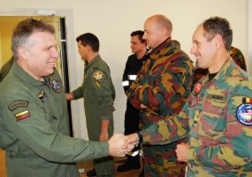 Ambassador of Belgium paid a visit to Šiauliai Air Base of the Lithuanian Air Force - 1