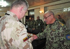 Lithuanian and Afghan Chiefs of Defence discussed security situation in Afghanistan - 1
