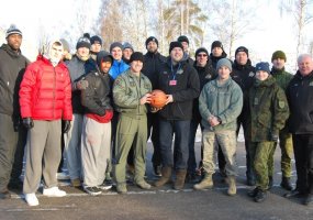 Lietuvos karinių oro pajėgų Aviacijos bazėje Šiauliuose lankėsi miesto krepšinio klubas „Šiauliai“ - 4